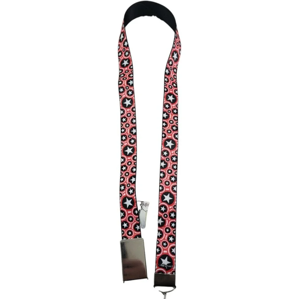 Buckle-Down Marvel Comics Captain America Star Shield Web Belt Red Black NEW